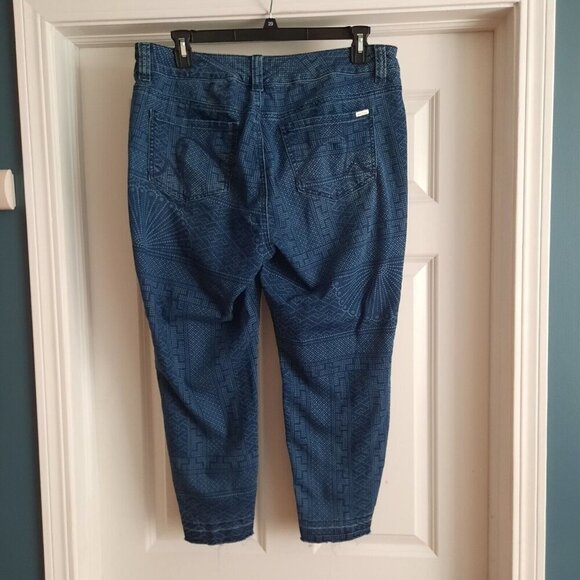 Seven7 Melissa McCarthy Jeans Womens 14W Pencil Skinny‎ Aztec Southwest Boho - Picture 5 of 14